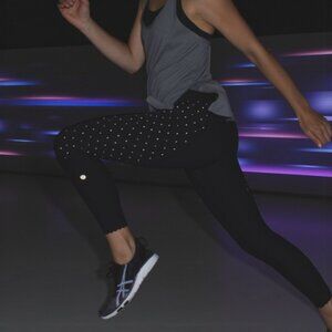 LULULEMON Tight Stuff Tight (Reflective) in Black / Night Fall Black Tricolor 6